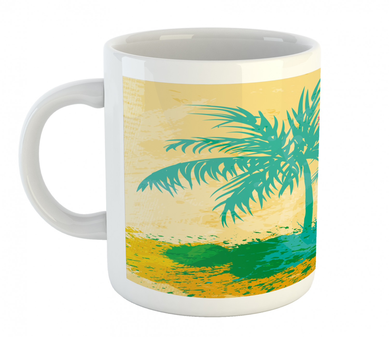 Ambesonne Vintage Ceramic Coffee Mug Cup for Water Tea Drinks, 11 oz - Picture 243 of 244