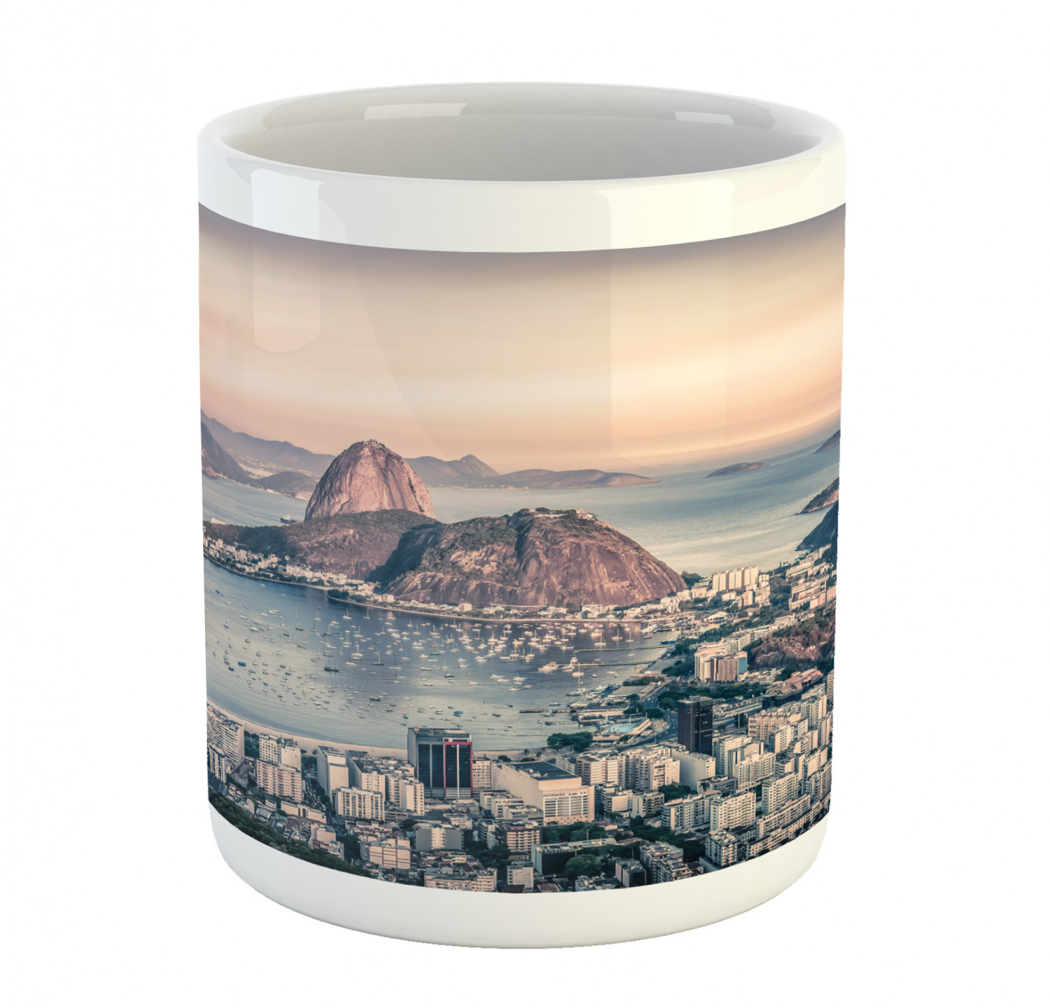 Ambesonne Vintage Ceramic Coffee Mug Cup for Water Tea Drinks, 11 oz - Picture 213 of 244