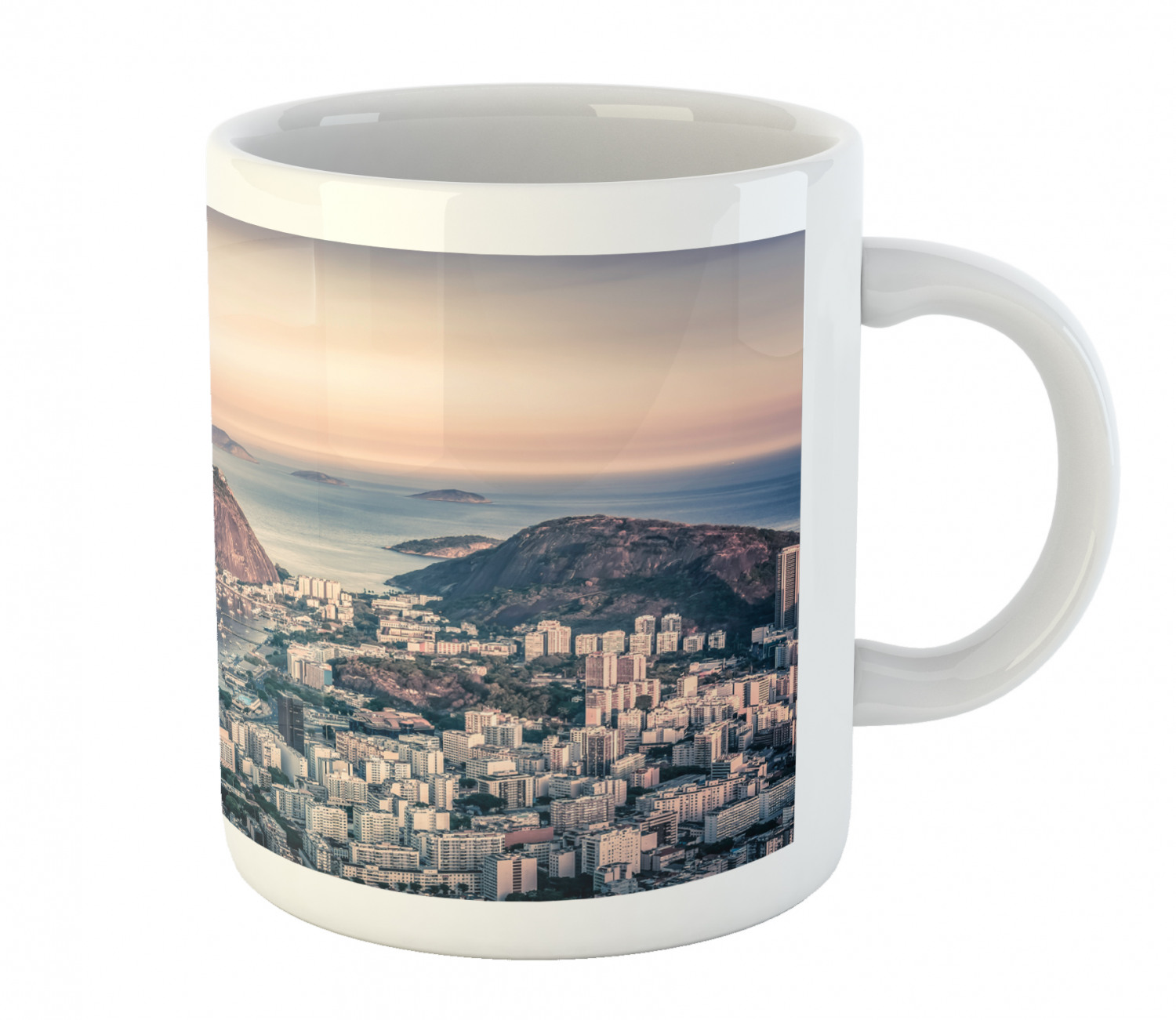 Ambesonne Vintage Ceramic Coffee Mug Cup for Water Tea Drinks, 11 oz - Picture 214 of 244
