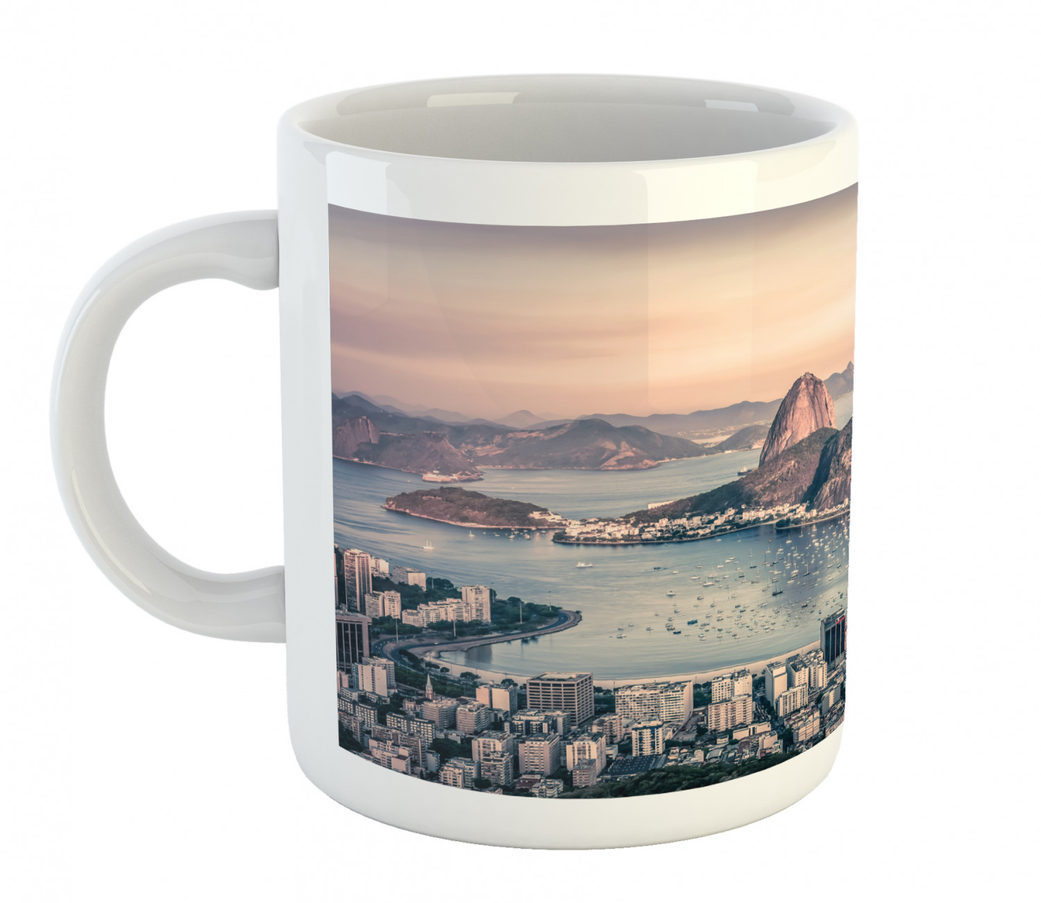 Ambesonne Vintage Ceramic Coffee Mug Cup for Water Tea Drinks, 11 oz - Picture 215 of 244