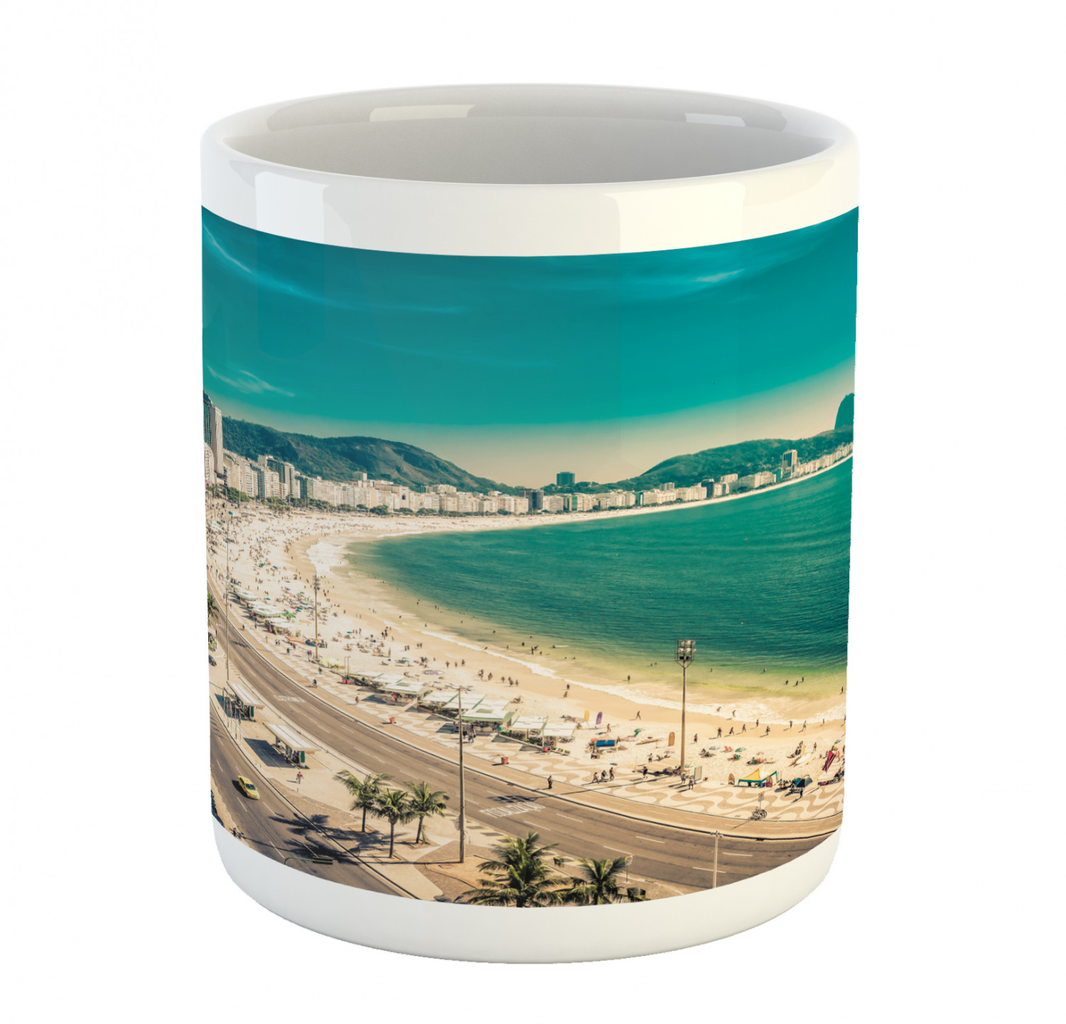 Ambesonne Vintage Ceramic Coffee Mug Cup for Water Tea Drinks, 11 oz - Picture 53 of 244