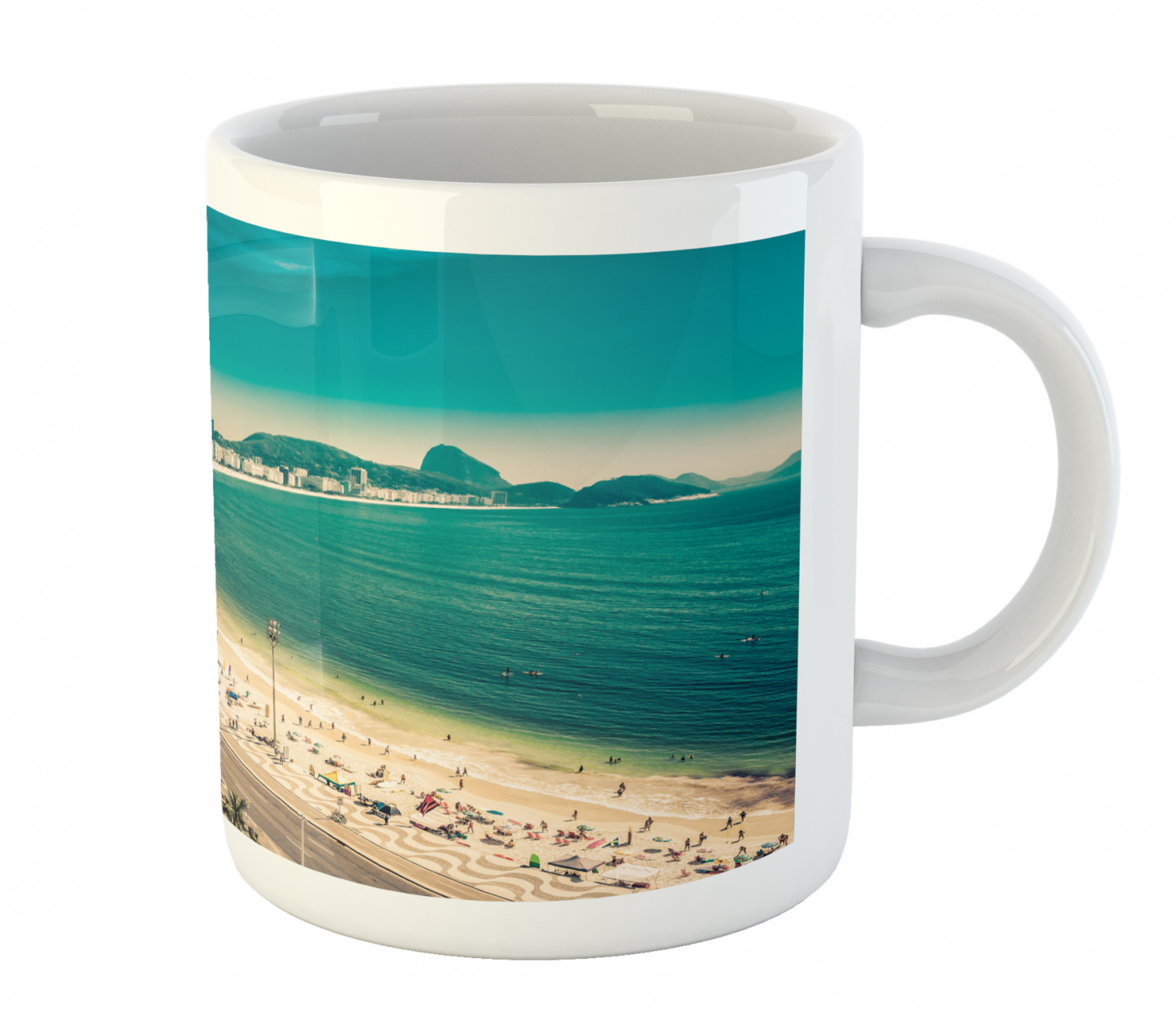 Ambesonne Vintage Ceramic Coffee Mug Cup for Water Tea Drinks, 11 oz - Picture 54 of 244