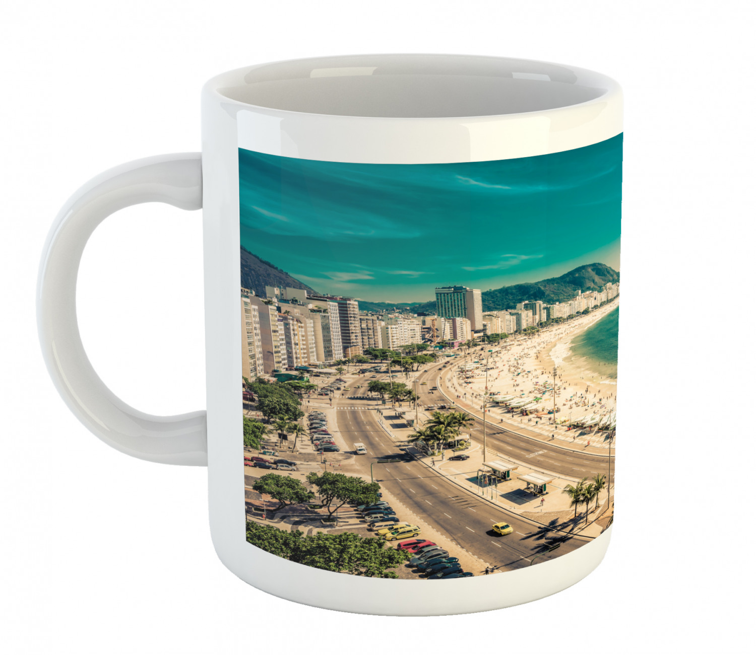 Ambesonne Vintage Ceramic Coffee Mug Cup for Water Tea Drinks, 11 oz - Picture 55 of 244