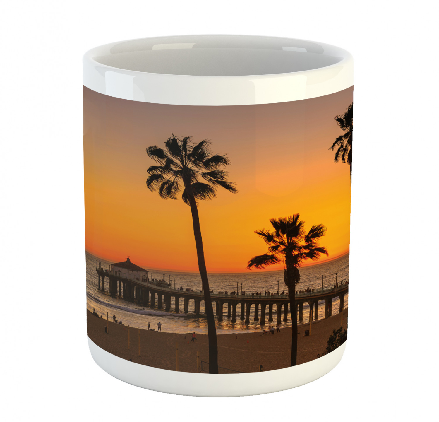 Ambesonne Vintage Ceramic Coffee Mug Cup for Water Tea Drinks, 11 oz - Picture 133 of 244