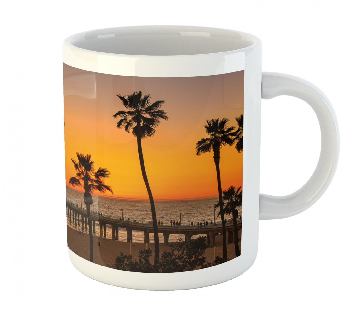 Ambesonne Vintage Ceramic Coffee Mug Cup for Water Tea Drinks, 11 oz - Picture 134 of 244