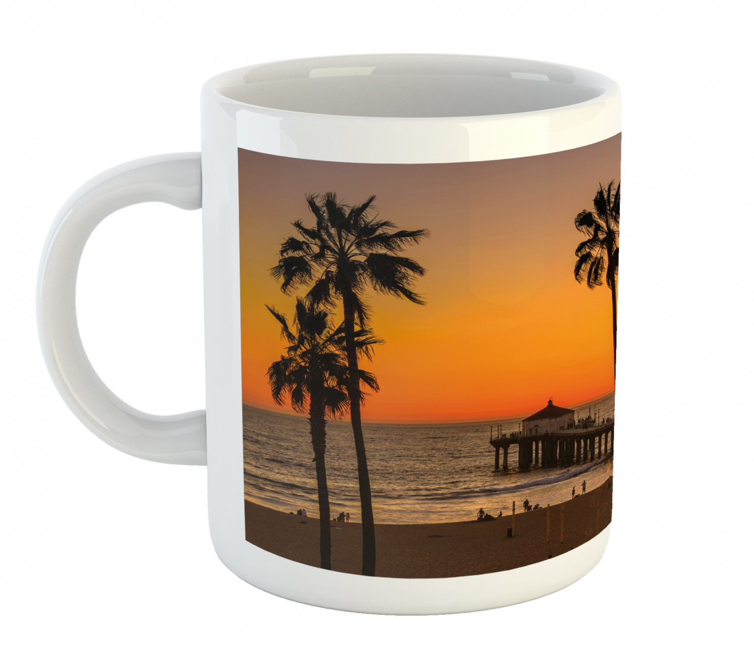 Ambesonne Vintage Ceramic Coffee Mug Cup for Water Tea Drinks, 11 oz - Picture 135 of 244