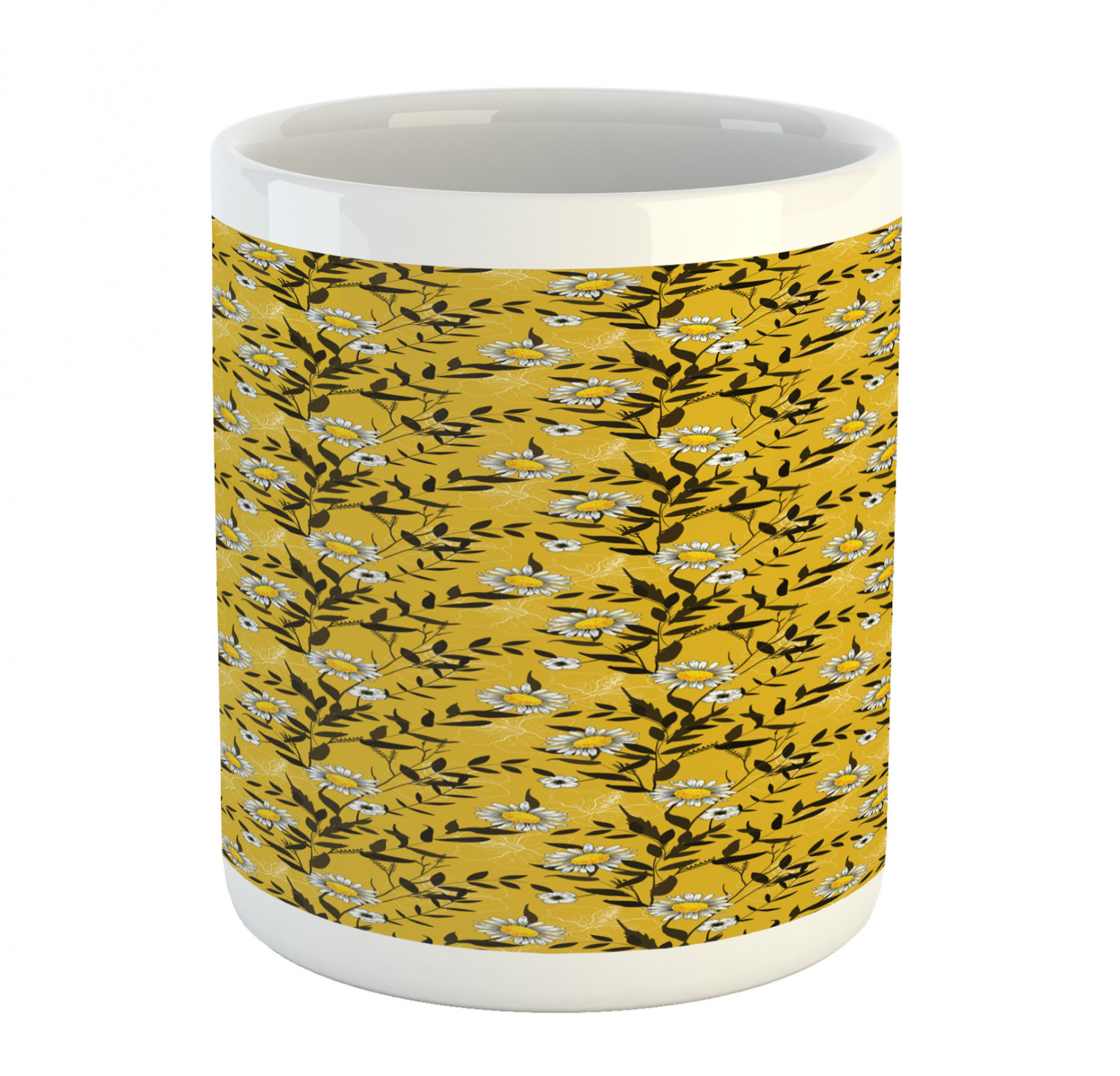 Ambesonne Vintage Ceramic Coffee Mug Cup for Water Tea Drinks, 11 oz - Picture 233 of 244