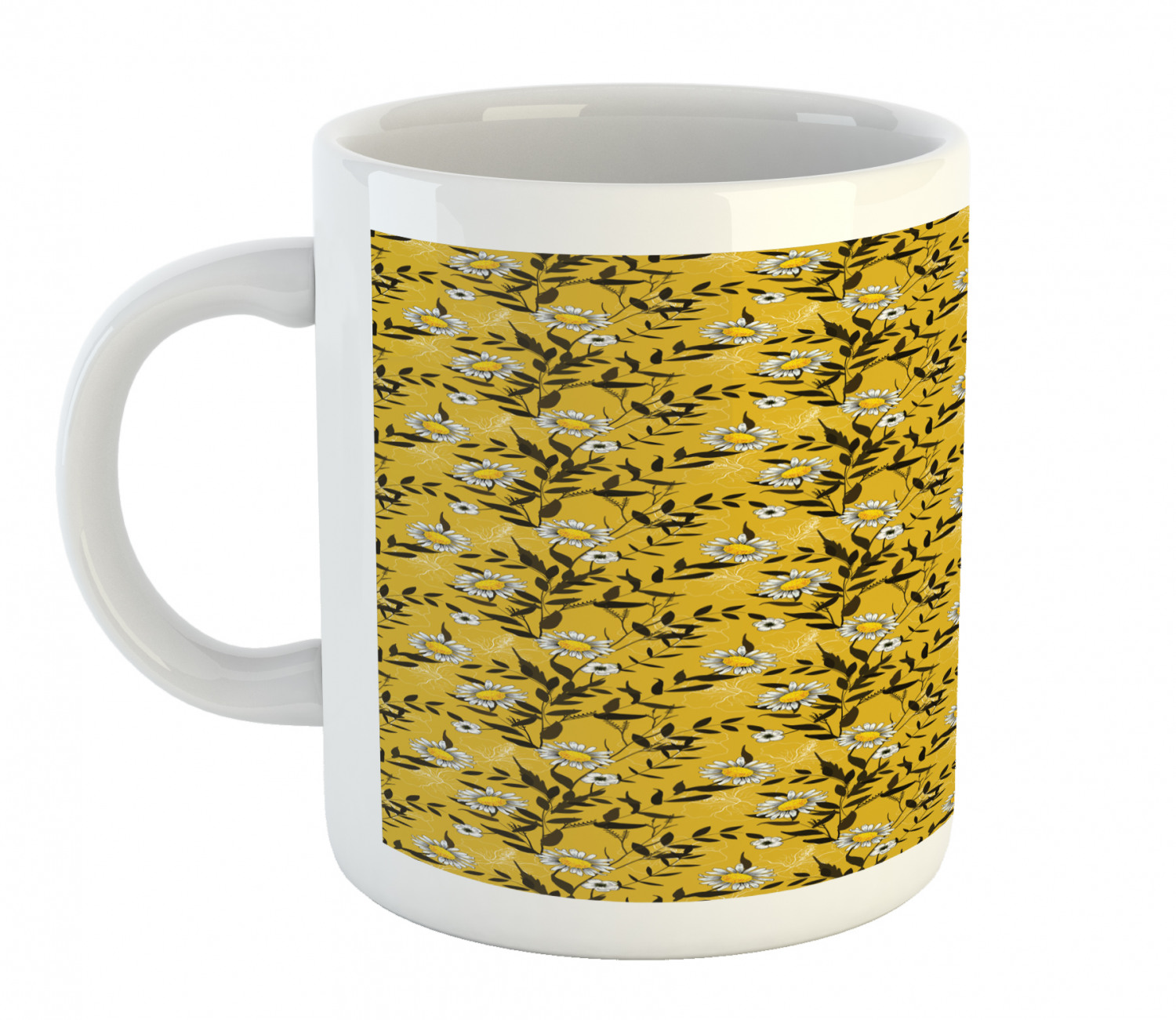 Ambesonne Vintage Ceramic Coffee Mug Cup for Water Tea Drinks, 11 oz - Picture 235 of 244