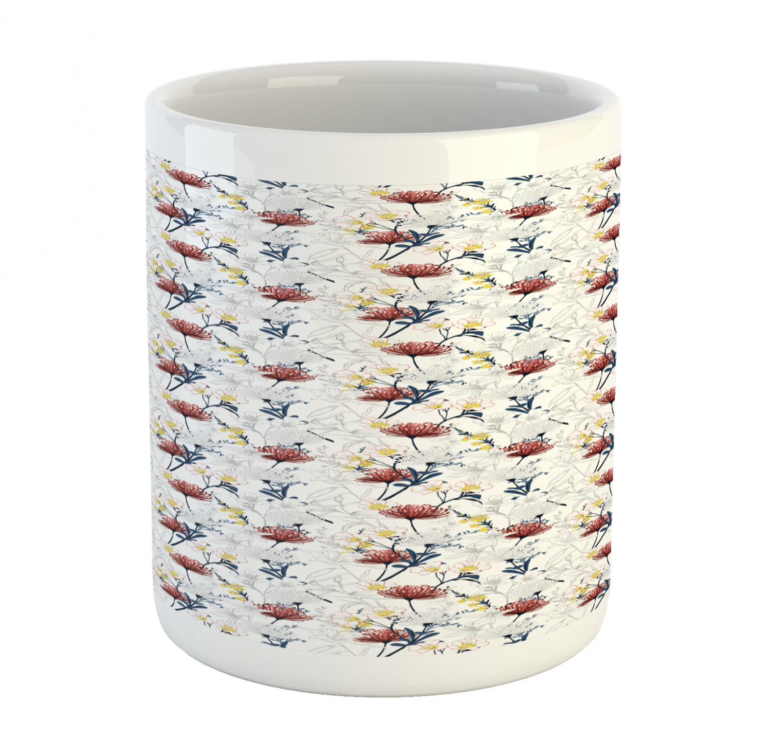Ambesonne Vintage Ceramic Coffee Mug Cup for Water Tea Drinks, 11 oz - Picture 37 of 244