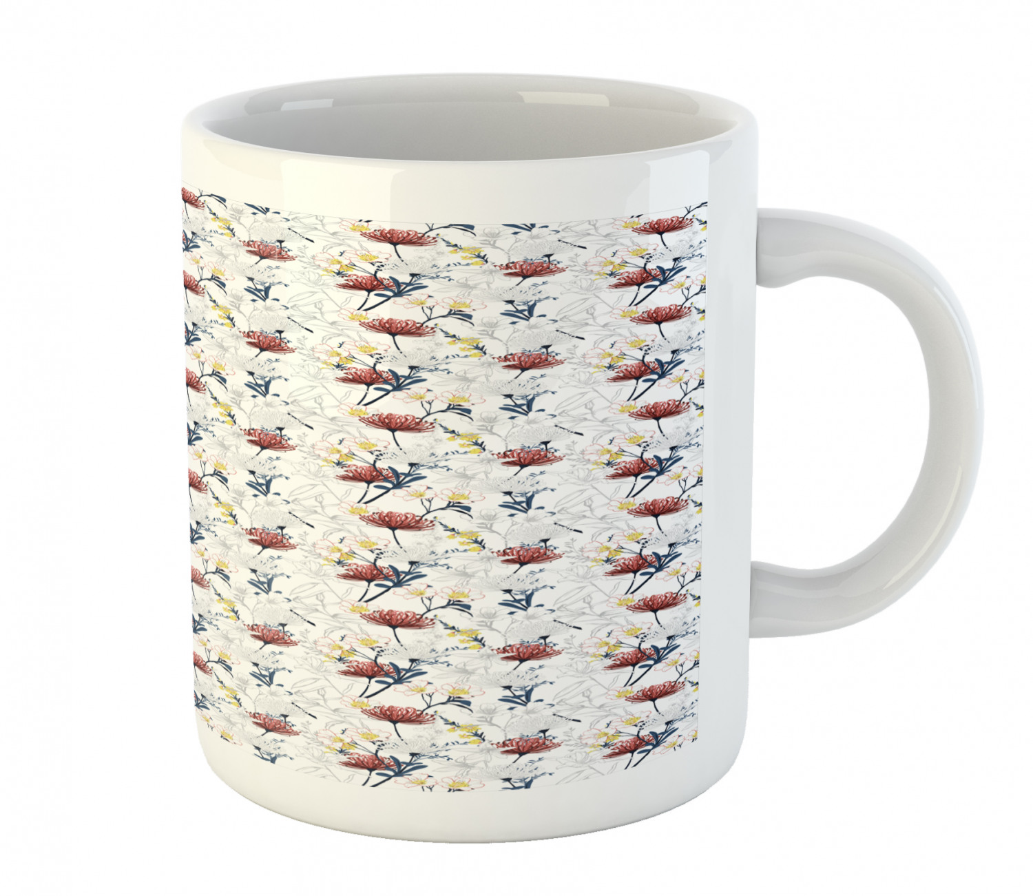 Ambesonne Vintage Ceramic Coffee Mug Cup for Water Tea Drinks, 11 oz - Picture 38 of 244