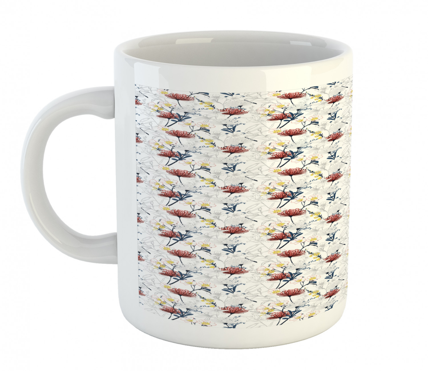 Ambesonne Vintage Ceramic Coffee Mug Cup for Water Tea Drinks, 11 oz - Picture 39 of 244