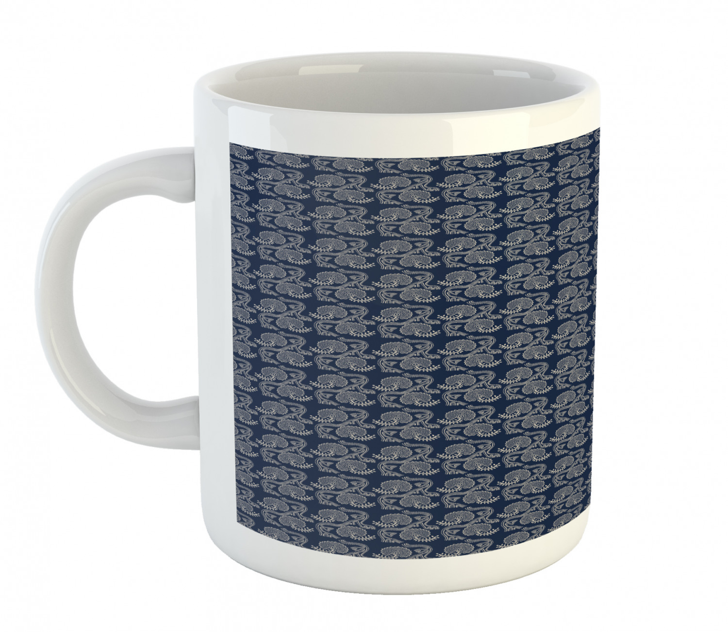Ambesonne Vintage Ceramic Coffee Mug Cup for Water Tea Drinks, 11 oz - Picture 219 of 244