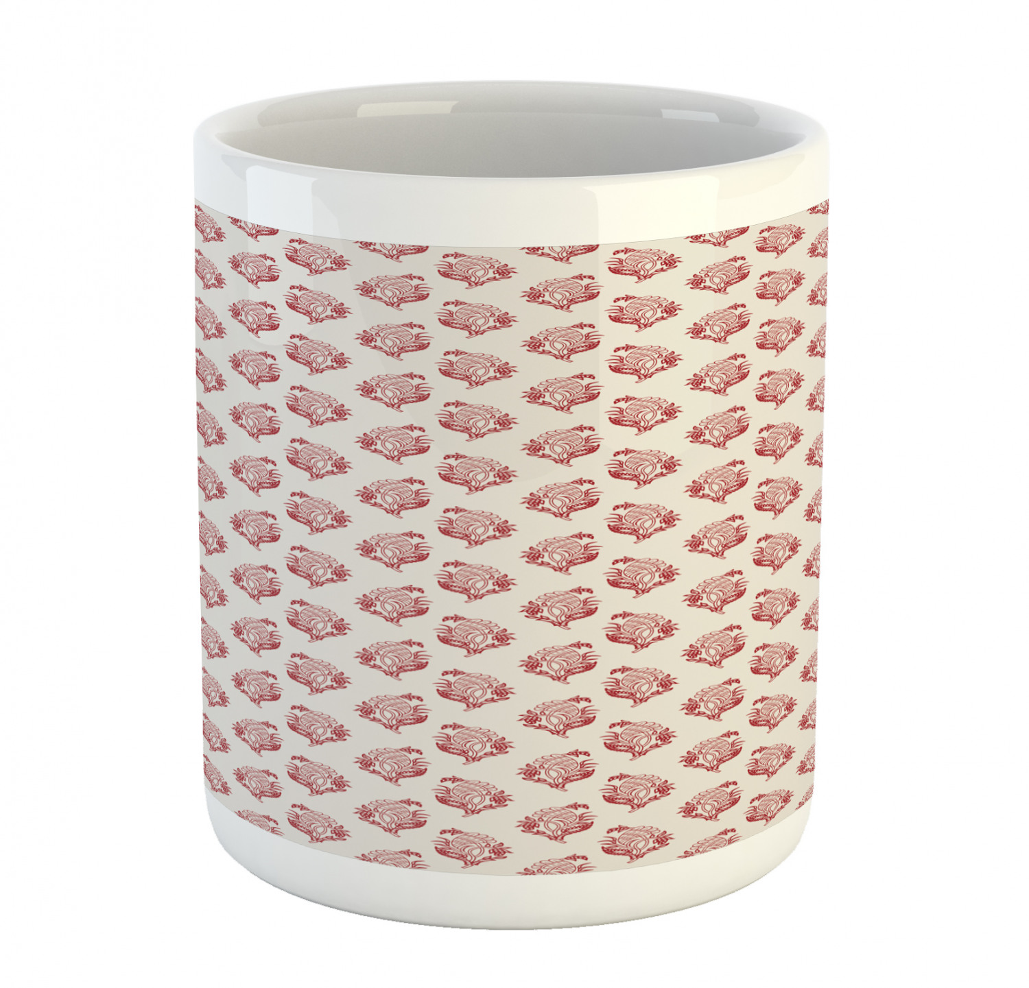 Ambesonne Vintage Ceramic Coffee Mug Cup for Water Tea Drinks, 11 oz - Picture 125 of 244