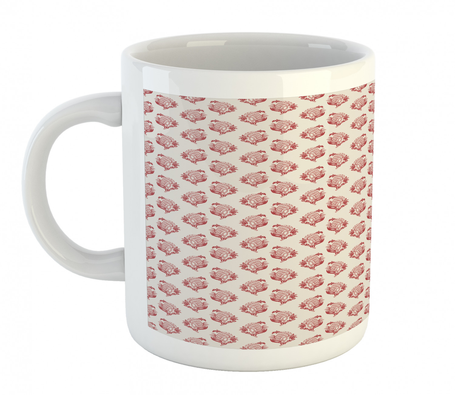Ambesonne Vintage Ceramic Coffee Mug Cup for Water Tea Drinks, 11 oz - Picture 127 of 244
