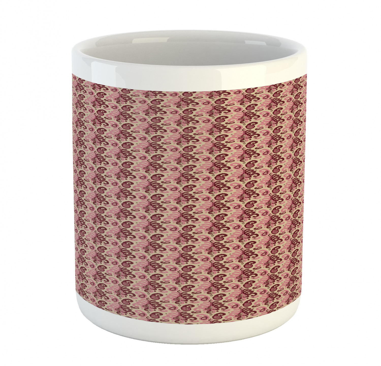 Ambesonne Vintage Ceramic Coffee Mug Cup for Water Tea Drinks, 11 oz - Picture 153 of 244