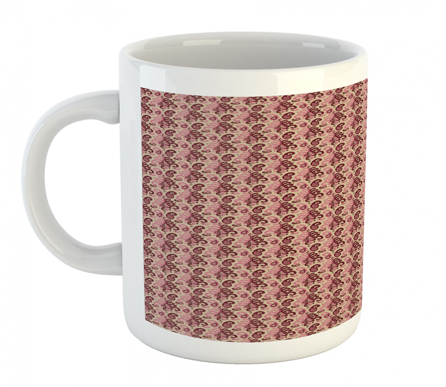 Ambesonne Vintage Ceramic Coffee Mug Cup for Water Tea Drinks, 11 oz - Picture 155 of 244