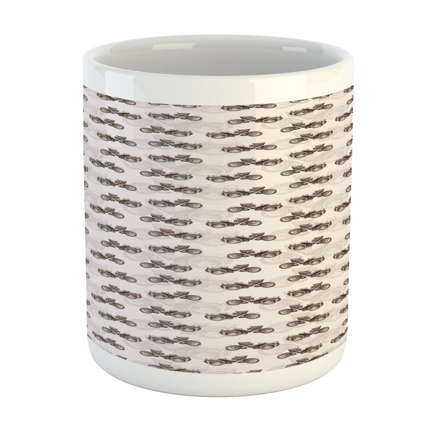 Ambesonne Vintage Ceramic Coffee Mug Cup for Water Tea Drinks, 11 oz - Picture 145 of 244