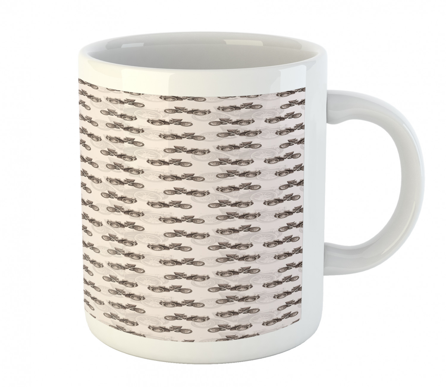 Ambesonne Vintage Ceramic Coffee Mug Cup for Water Tea Drinks, 11 oz - Picture 146 of 244