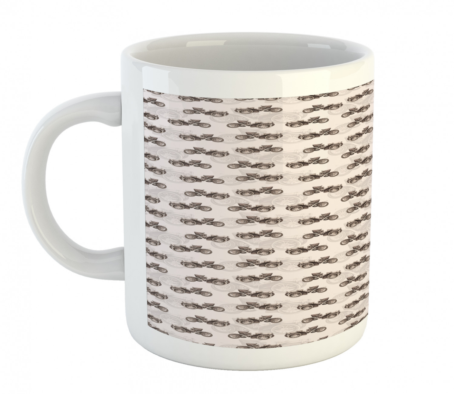 Ambesonne Vintage Ceramic Coffee Mug Cup for Water Tea Drinks, 11 oz - Picture 147 of 244