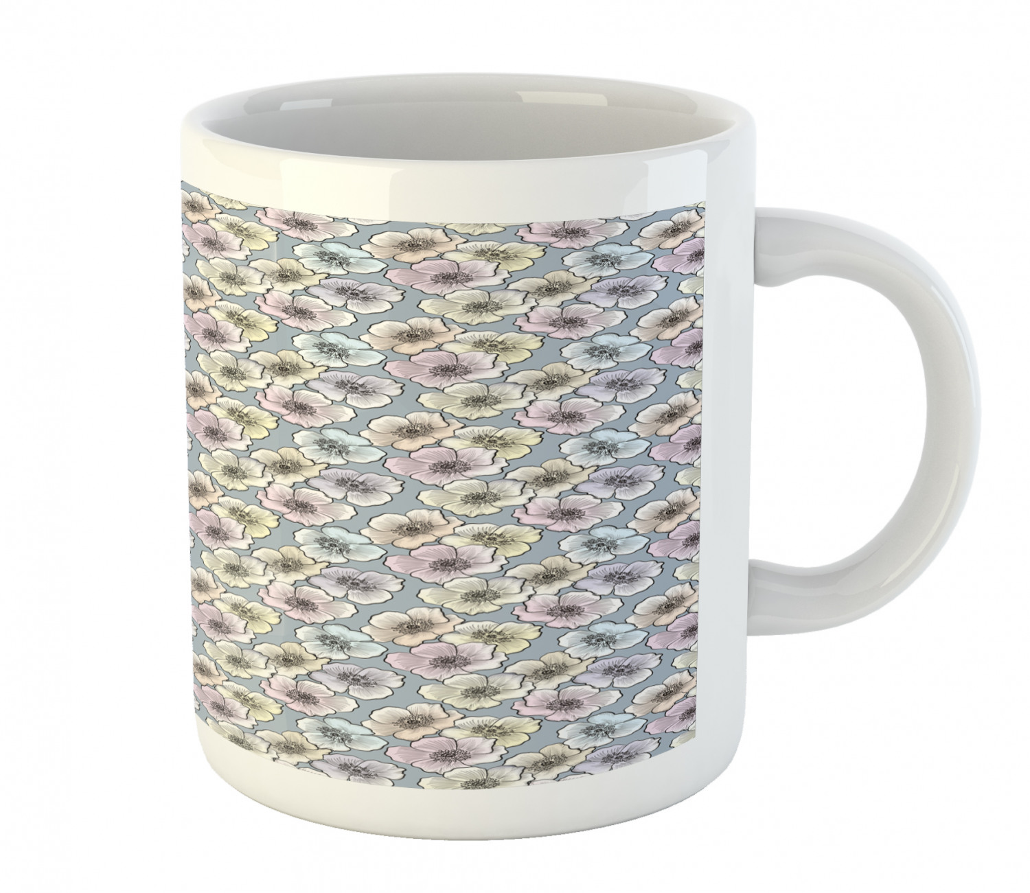 Ambesonne Vintage Ceramic Coffee Mug Cup for Water Tea Drinks, 11 oz - Picture 82 of 244