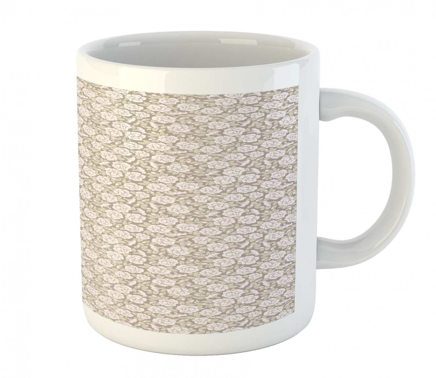 Ambesonne Vintage Ceramic Coffee Mug Cup for Water Tea Drinks, 11 oz - Picture 166 of 244