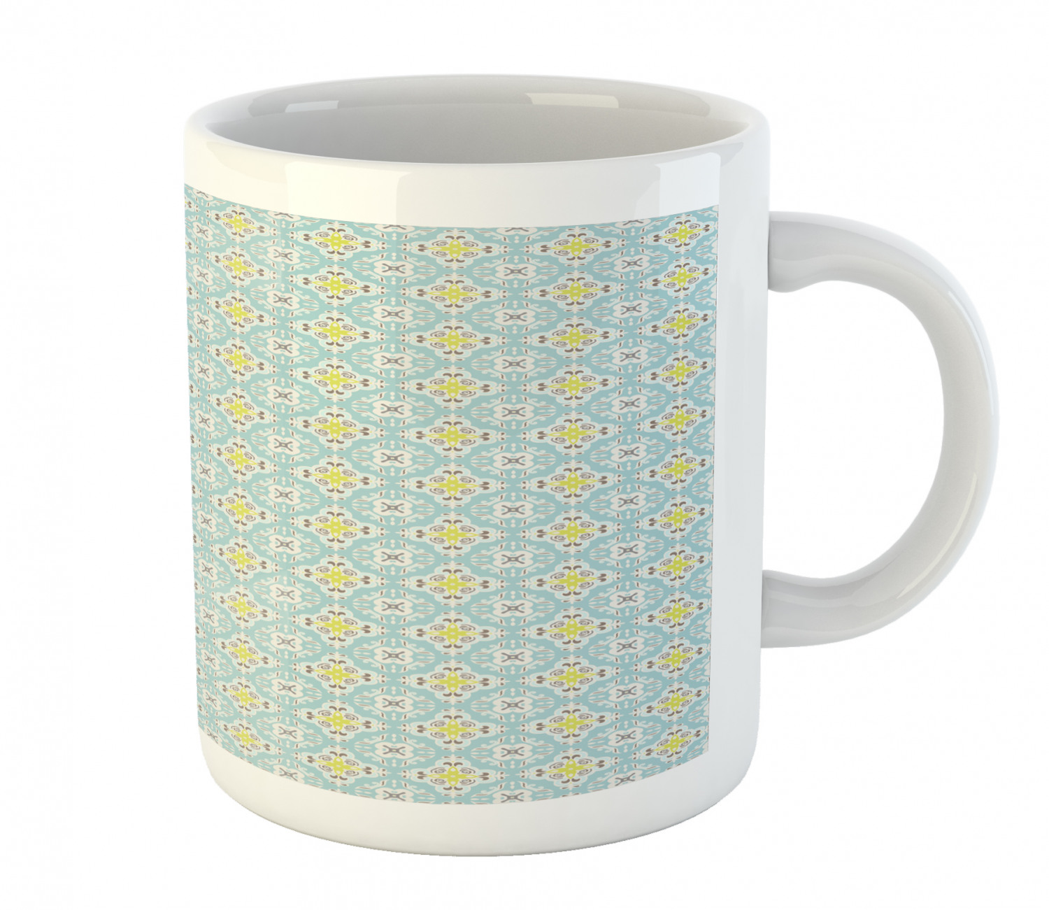 Ambesonne Vintage Ceramic Coffee Mug Cup for Water Tea Drinks, 11 oz - Picture 238 of 244