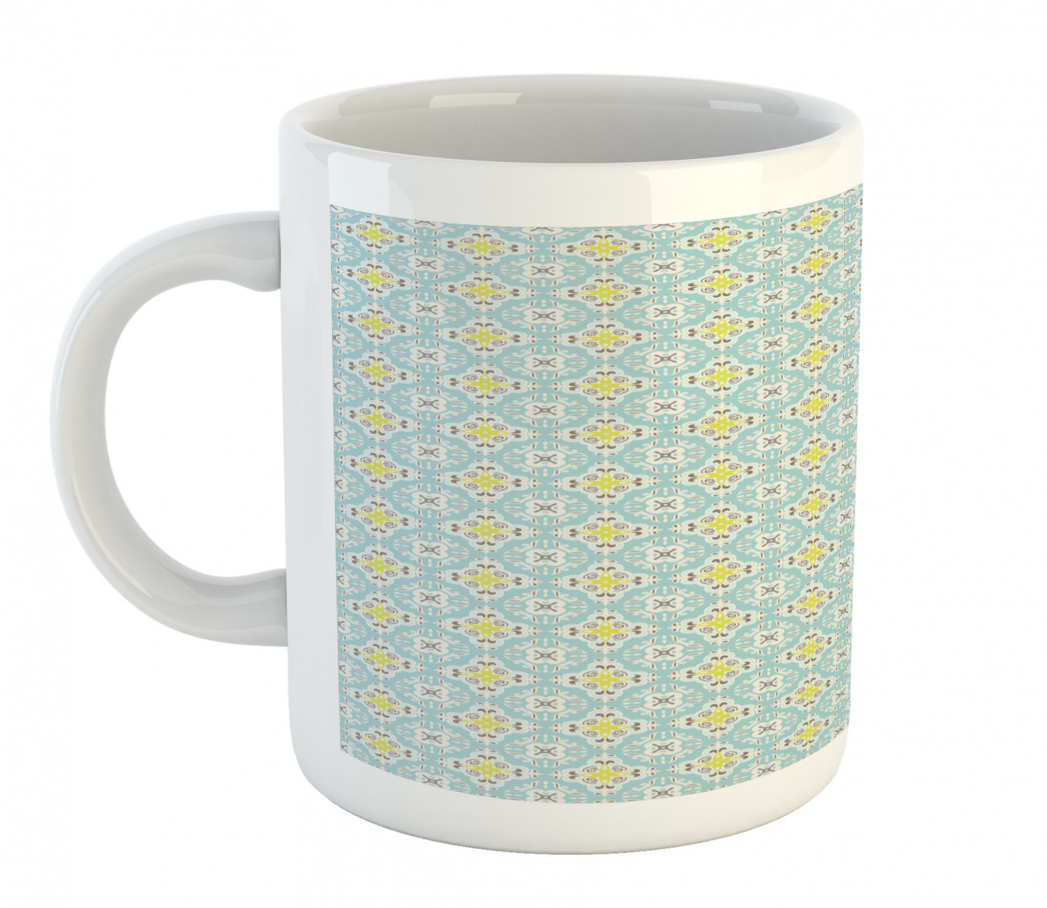 Ambesonne Vintage Ceramic Coffee Mug Cup for Water Tea Drinks, 11 oz - Picture 239 of 244