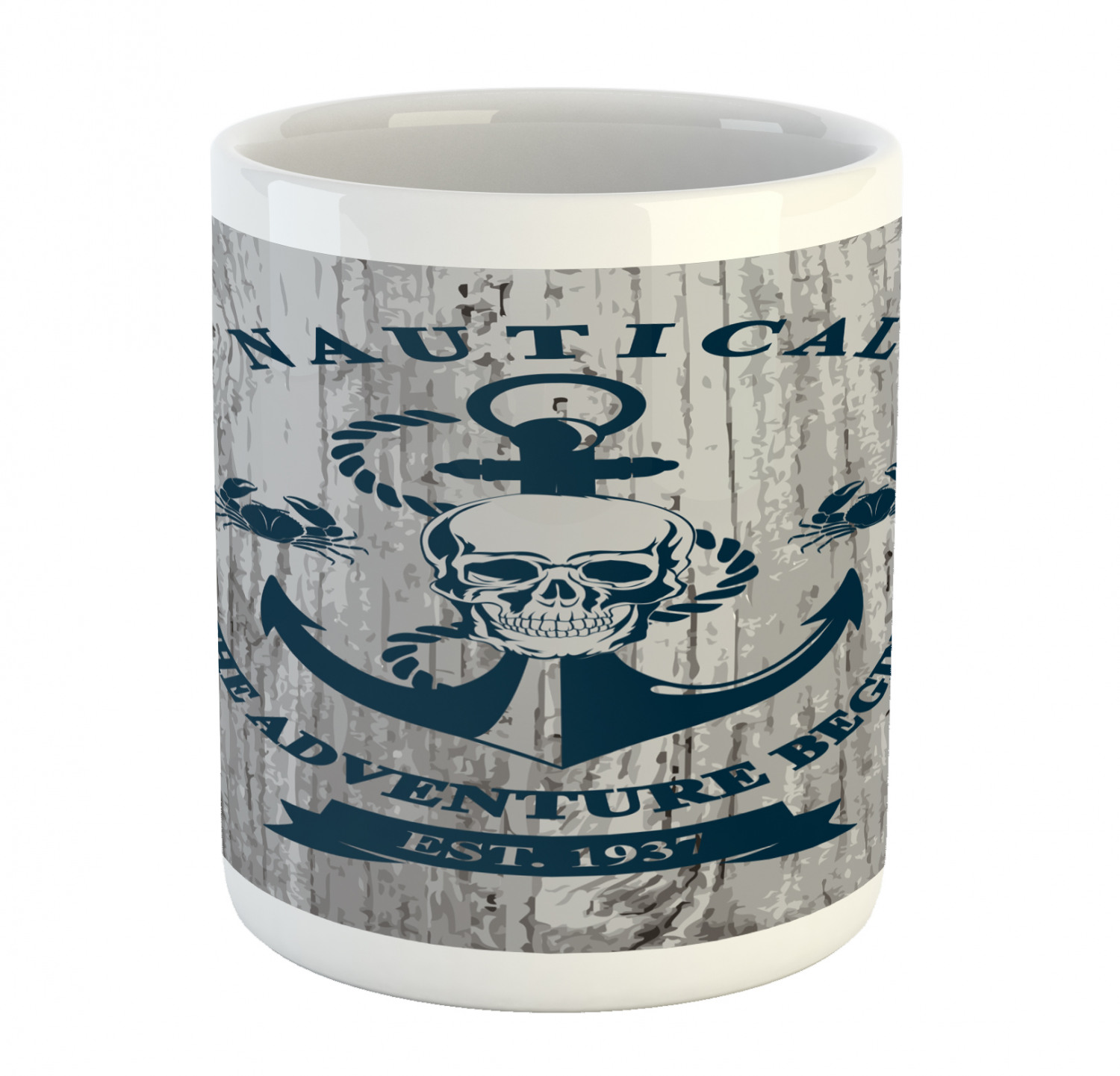 Ambesonne Nautical Ceramic Coffee Mug Cup for Water Tea Drinks, 11 oz - Picture 21 of 244