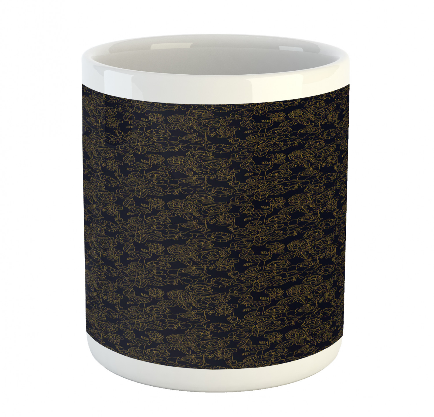 Ambesonne Vintage Ceramic Coffee Mug Cup for Water Tea Drinks, 11 oz - Picture 185 of 244
