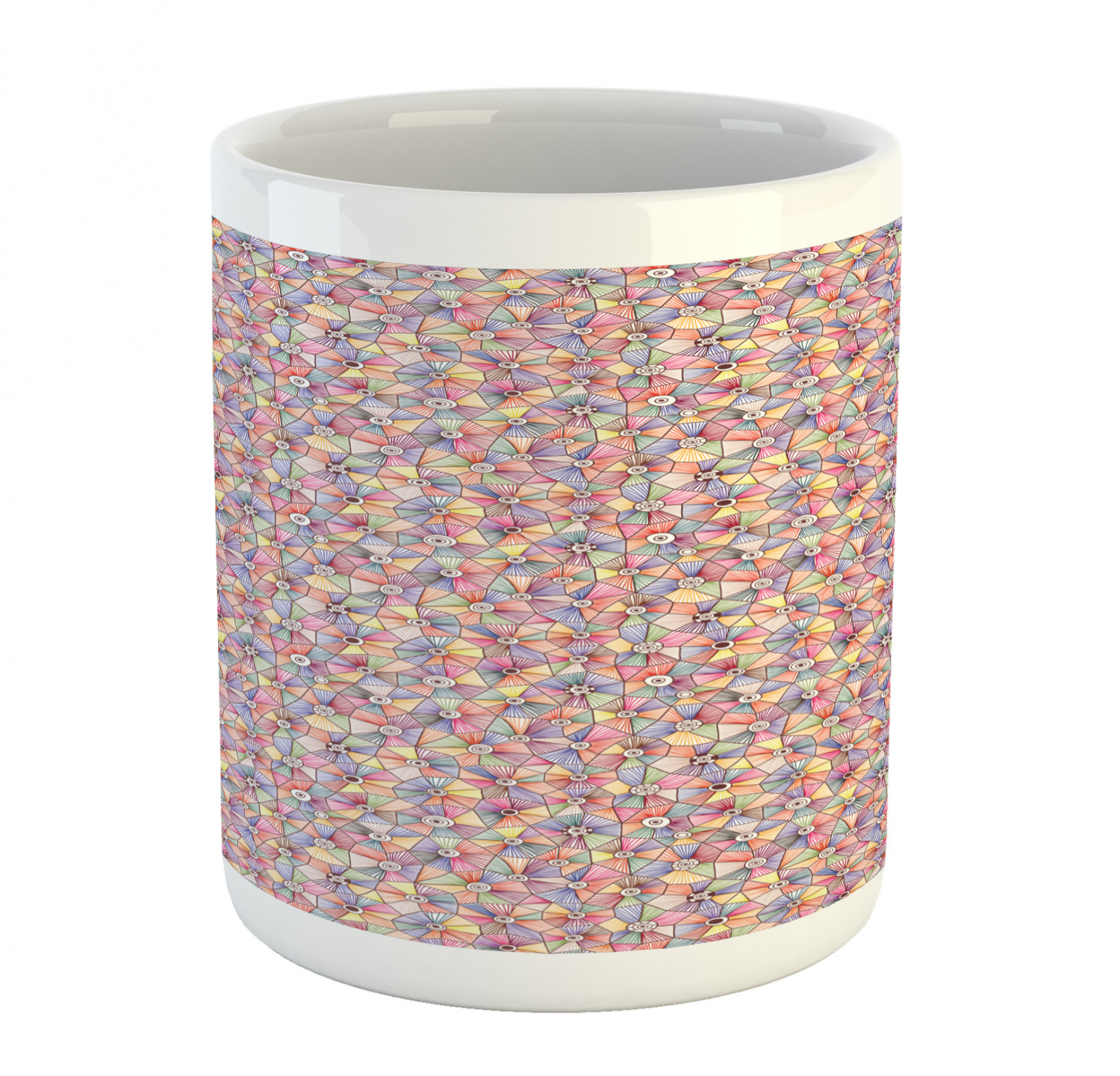 Ambesonne Abstract Surreal Ceramic Coffee Mug Cup for Water Tea Drinks, 11 oz - Picture 105 of 244