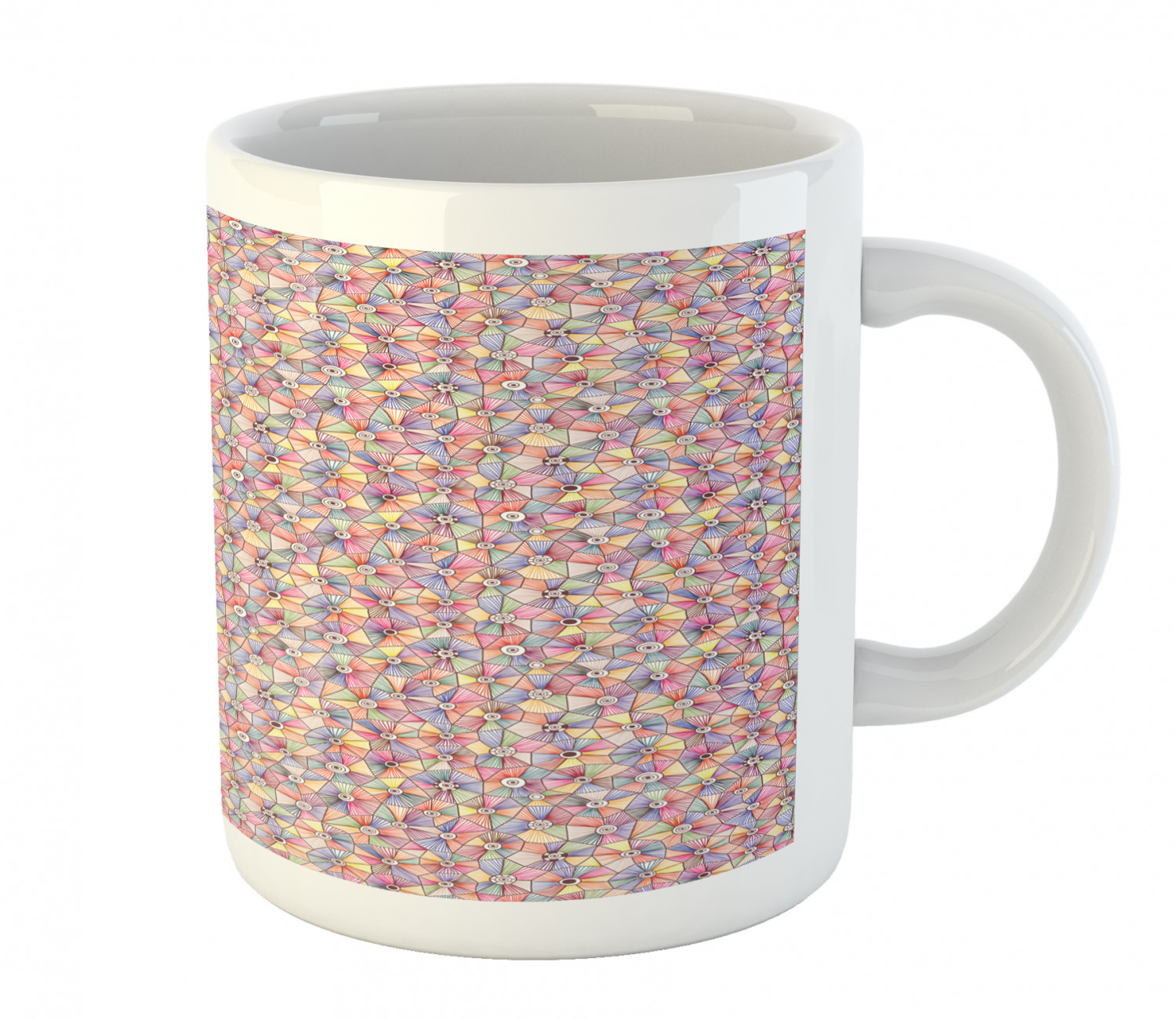 Ambesonne Abstract Surreal Ceramic Coffee Mug Cup for Water Tea Drinks, 11 oz - Picture 106 of 244