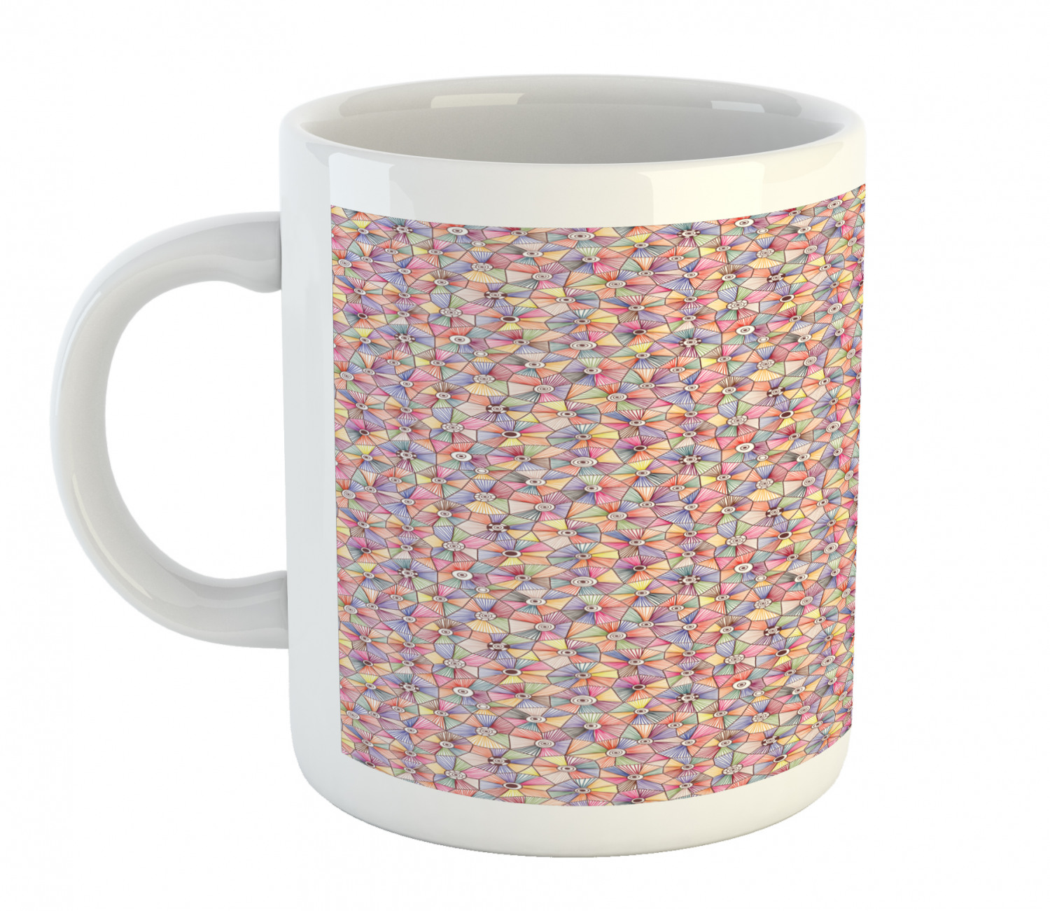 Ambesonne Abstract Surreal Ceramic Coffee Mug Cup for Water Tea Drinks, 11 oz - Picture 107 of 244