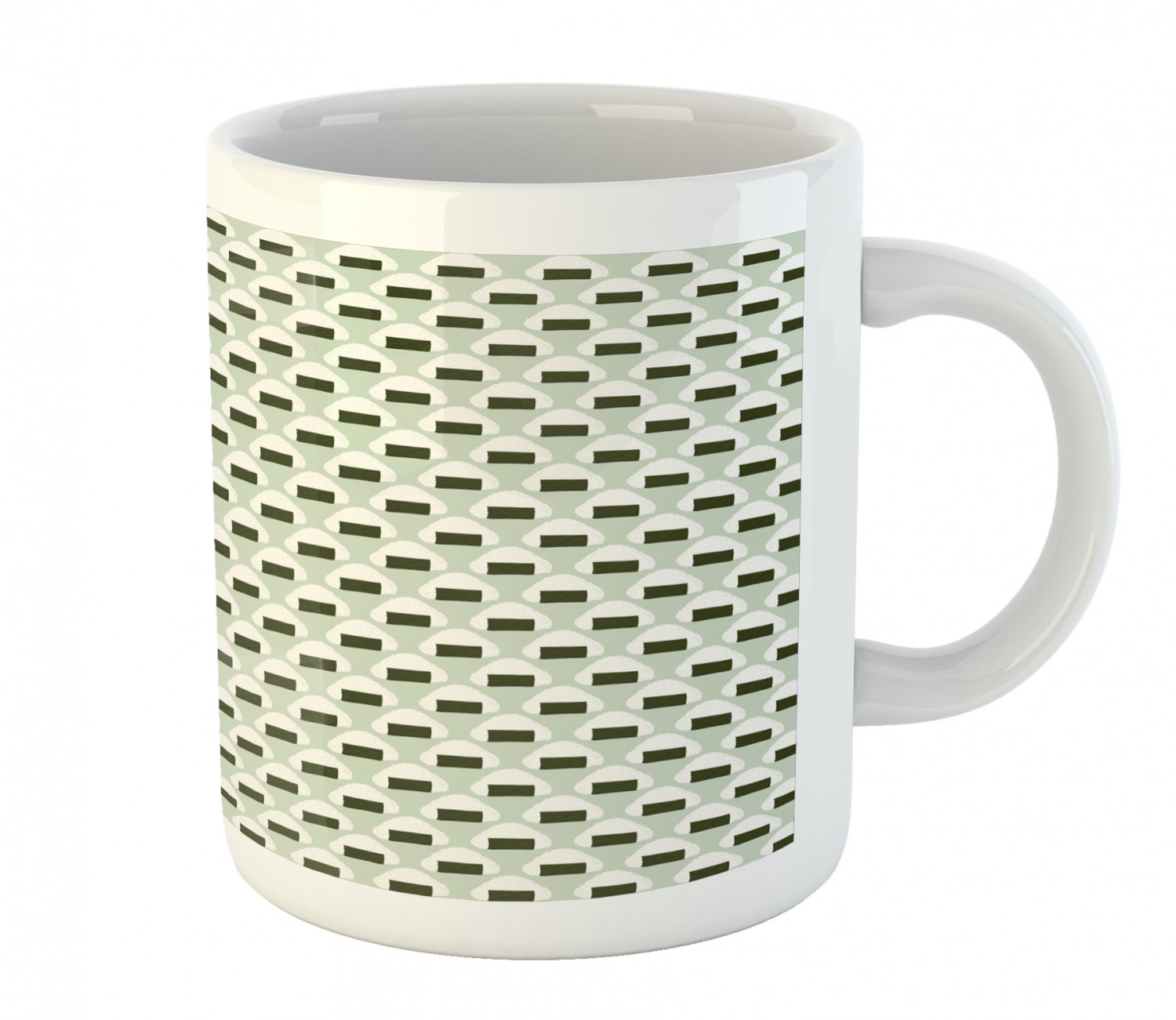 Ambesonne Abstract Surreal Ceramic Coffee Mug Cup for Water Tea Drinks, 11 oz - Picture 170 of 244