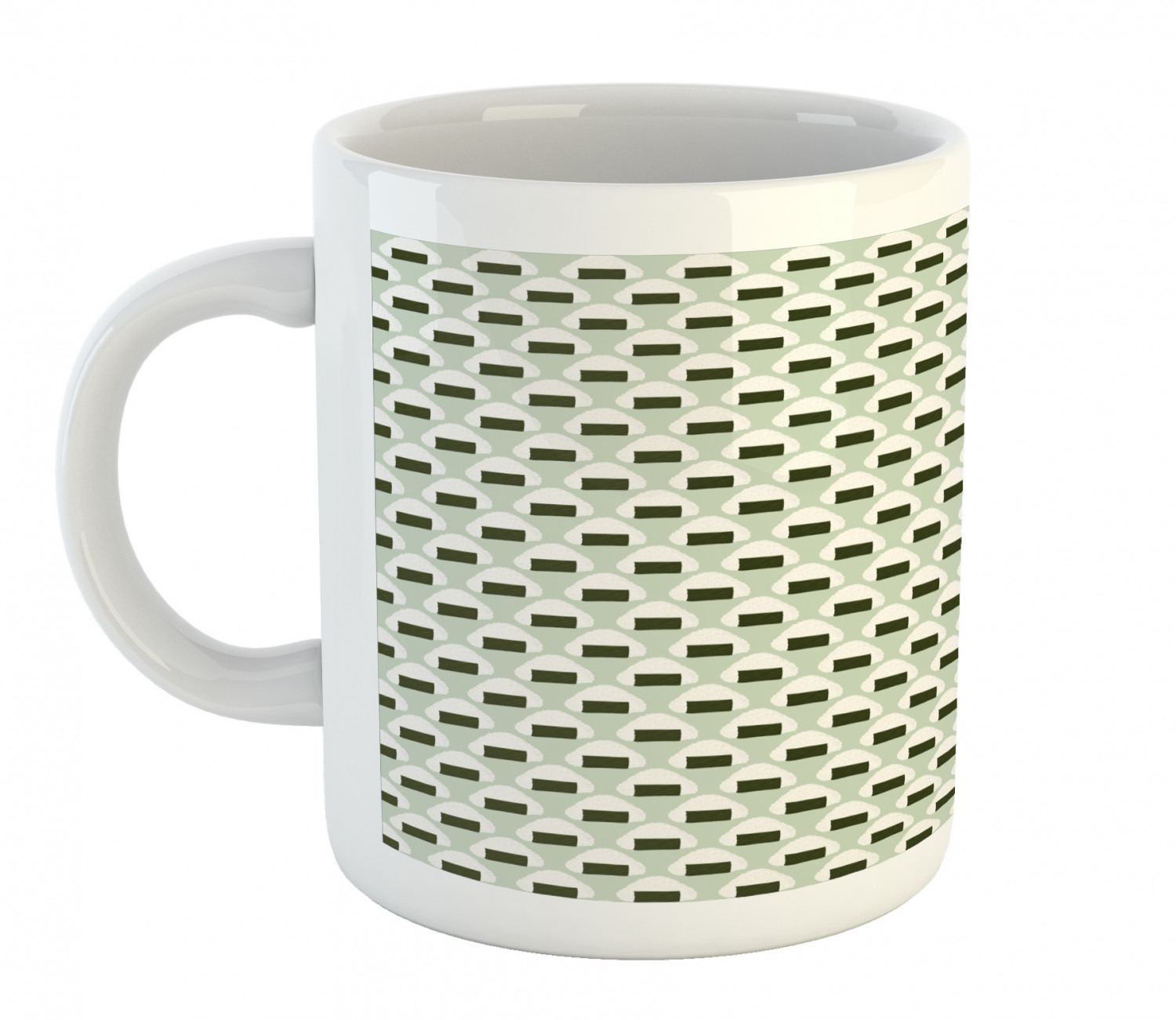 Ambesonne Abstract Surreal Ceramic Coffee Mug Cup for Water Tea Drinks, 11 oz - Picture 171 of 244