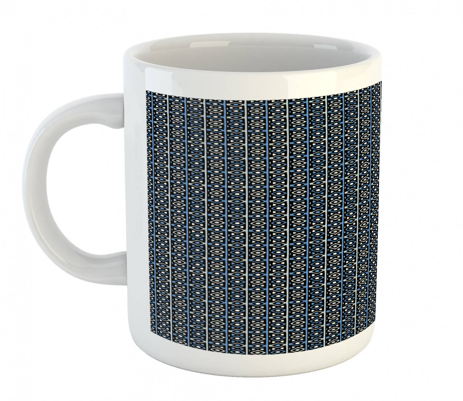 Ambesonne Abstract Surreal Ceramic Coffee Mug Cup for Water Tea Drinks, 11 oz - Picture 99 of 244