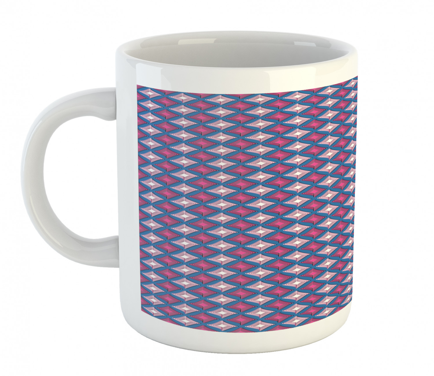 Ambesonne Abstract Surreal Ceramic Coffee Mug Cup for Water Tea Drinks, 11 oz - Picture 95 of 244