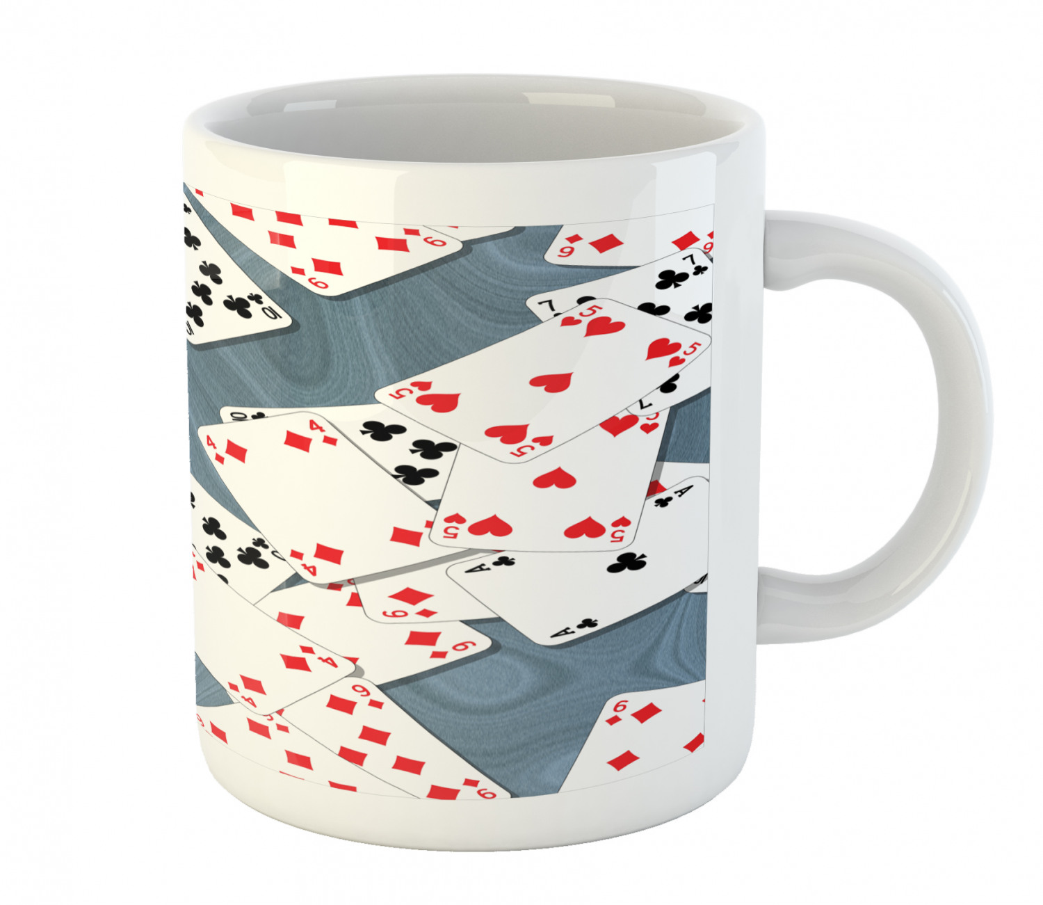 Ambesonne Abstract Surreal Ceramic Coffee Mug Cup for Water Tea Drinks, 11 oz - Picture 190 of 244