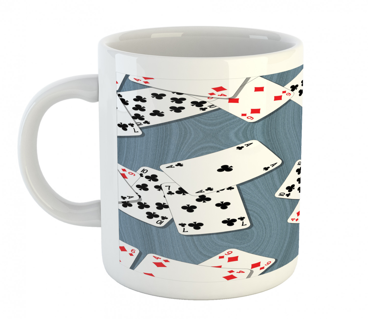 Ambesonne Abstract Surreal Ceramic Coffee Mug Cup for Water Tea Drinks, 11 oz - Picture 191 of 244