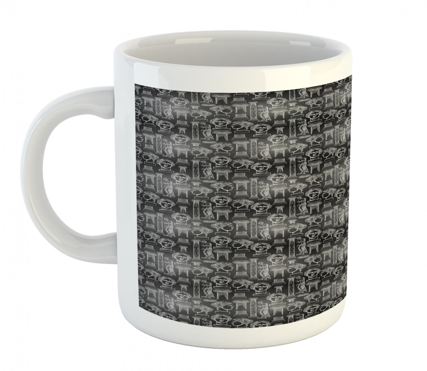 Ambesonne Vintage Ceramic Coffee Mug Cup for Water Tea Drinks, 11 oz - Picture 119 of 244