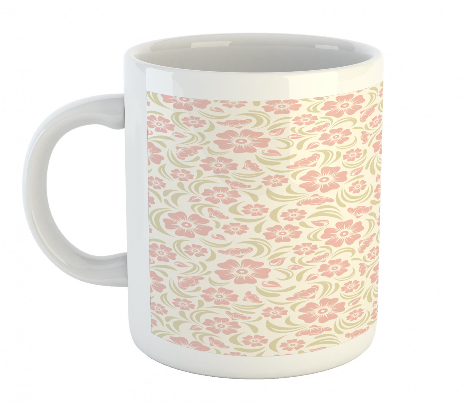 Ambesonne Vintage Ceramic Coffee Mug Cup for Water Tea Drinks, 11 oz - Picture 179 of 244