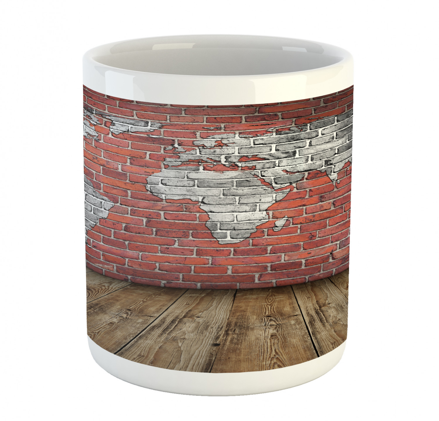 Ambesonne Vintage Ceramic Coffee Mug Cup for Water Tea Drinks, 11 oz - Picture 221 of 244
