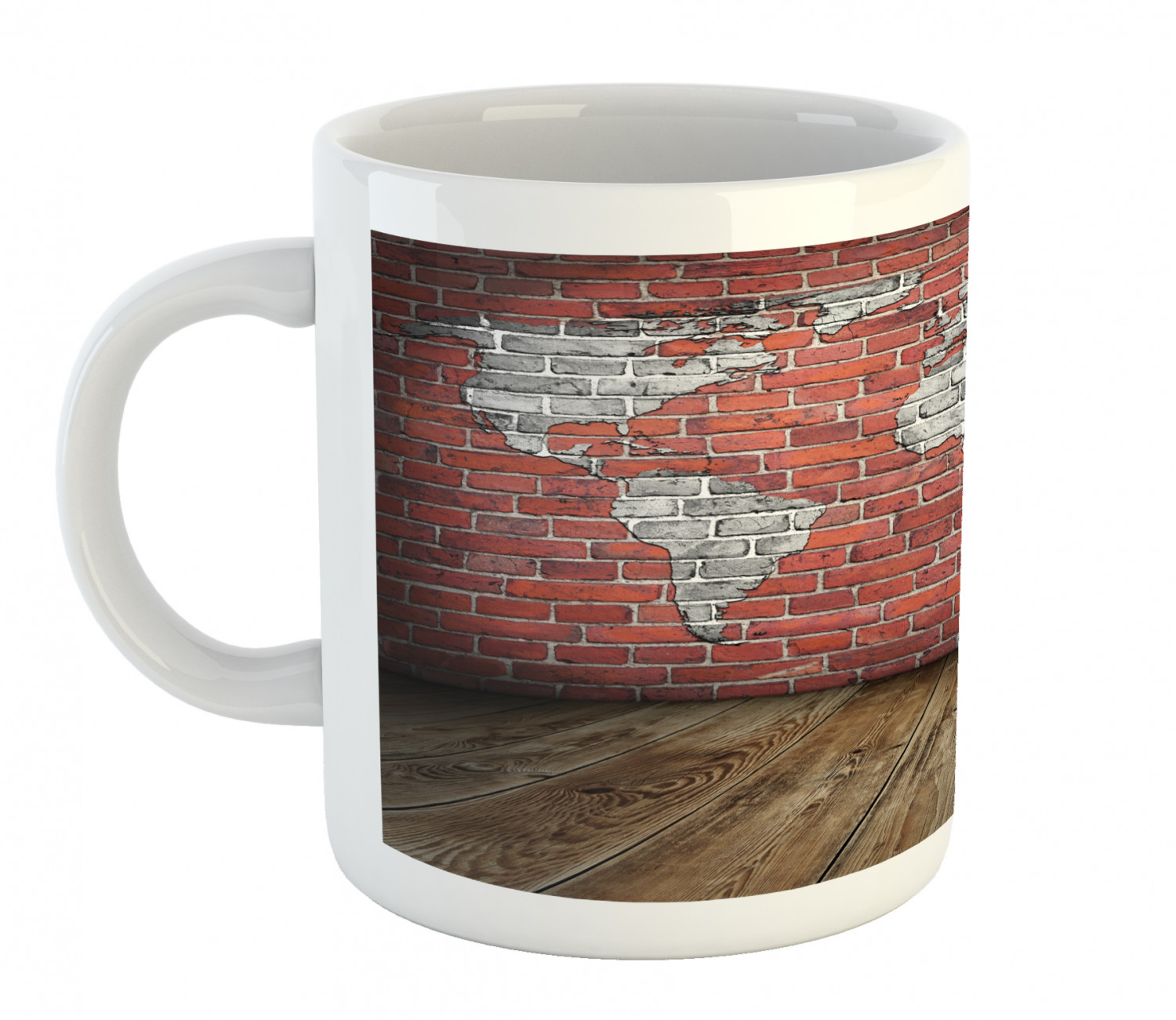 Ambesonne Vintage Ceramic Coffee Mug Cup for Water Tea Drinks, 11 oz - Picture 223 of 244