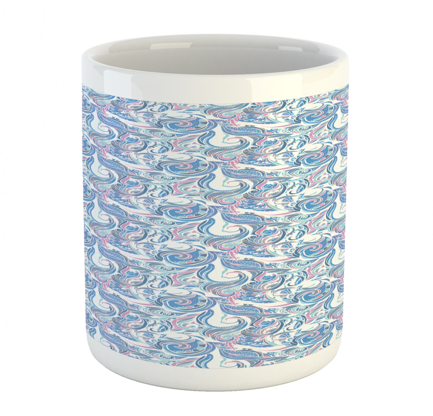 Ambesonne Abstract Surreal Ceramic Coffee Mug Cup for Water Tea Drinks, 11 oz - Picture 69 of 244