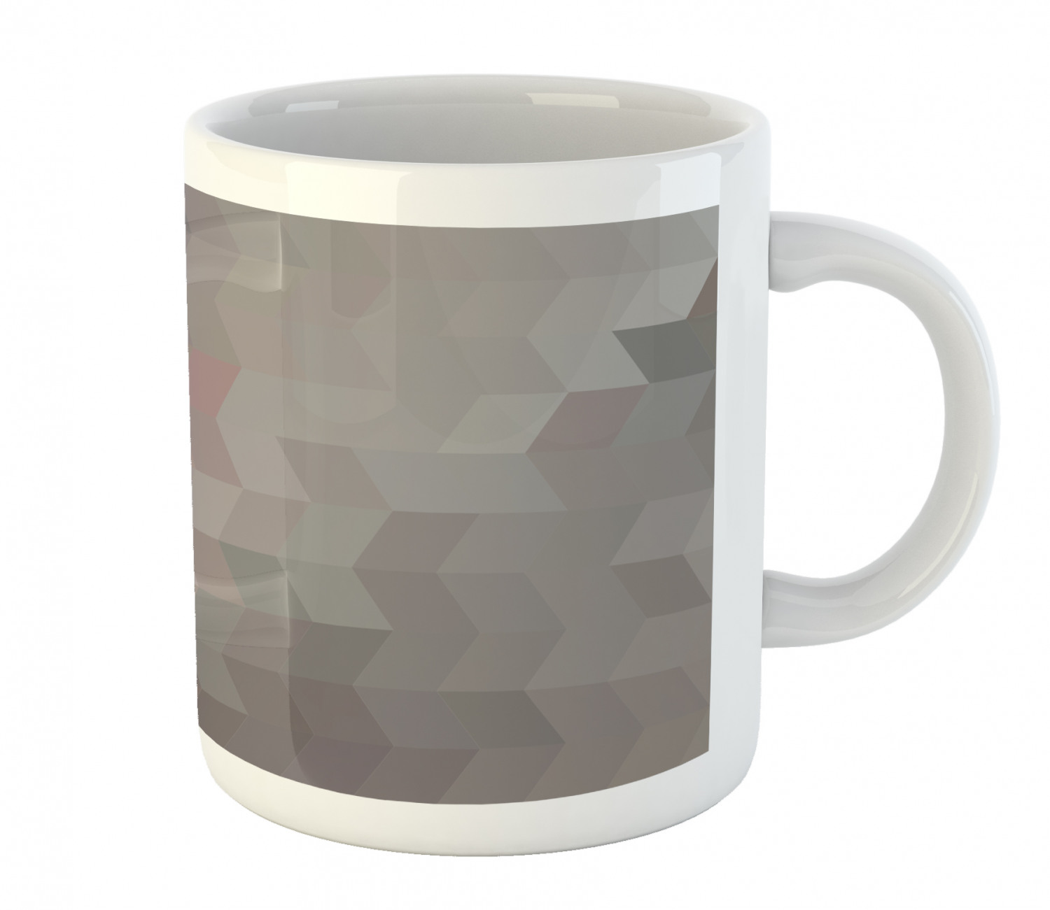 Ambesonne Abstract Surreal Ceramic Coffee Mug Cup for Water Tea Drinks, 11 oz - Picture 198 of 244