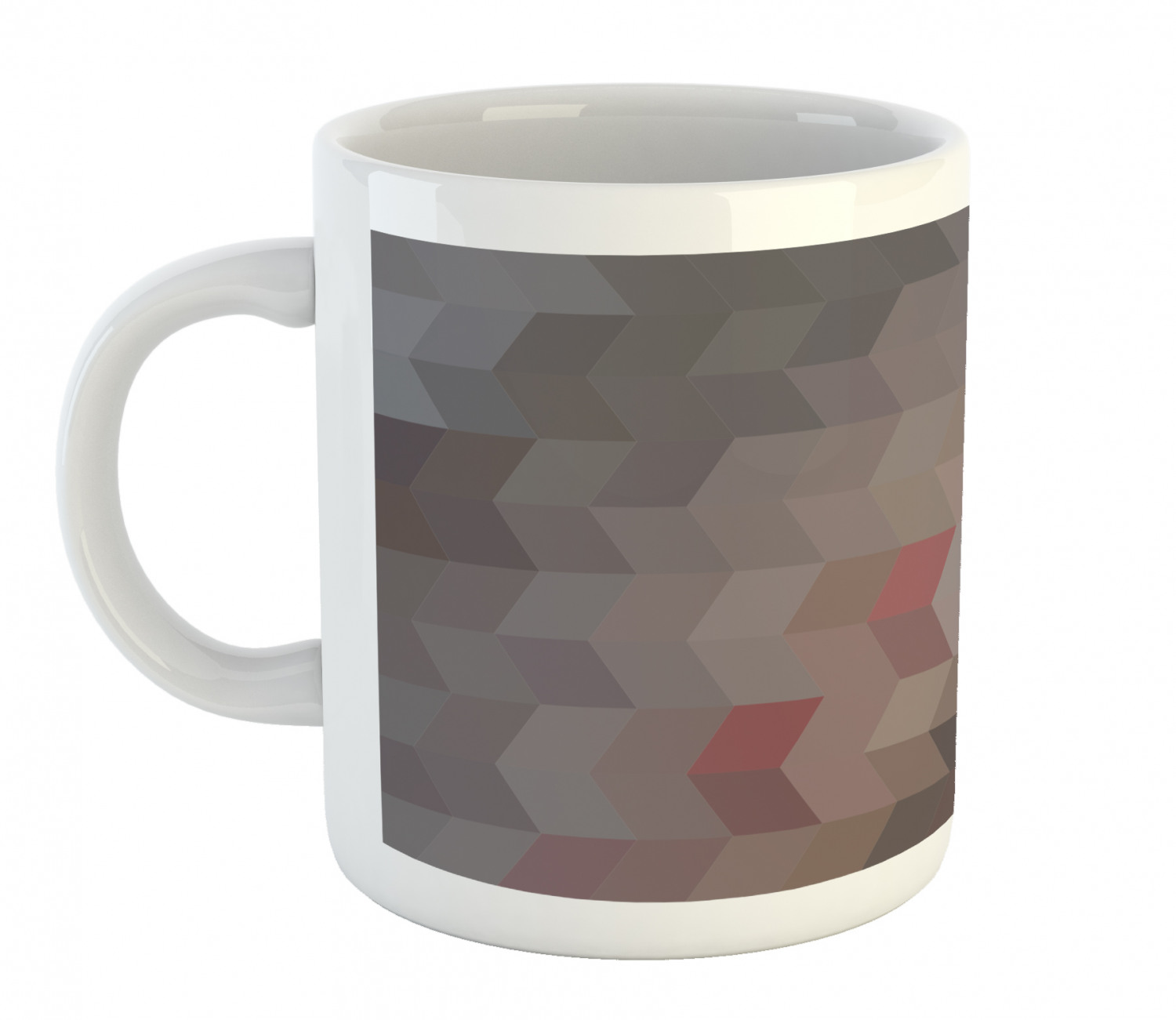 Ambesonne Abstract Surreal Ceramic Coffee Mug Cup for Water Tea Drinks, 11 oz - Picture 199 of 244