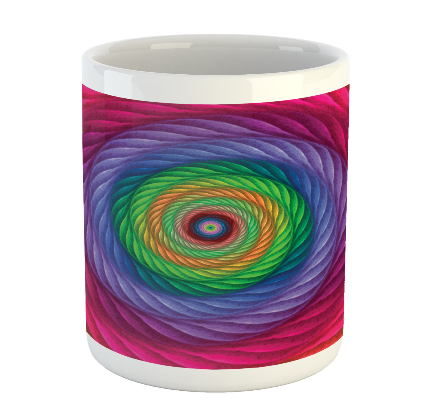 Ambesonne Abstract Surreal Ceramic Coffee Mug Cup for Water Tea Drinks, 11 oz - Picture 209 of 244