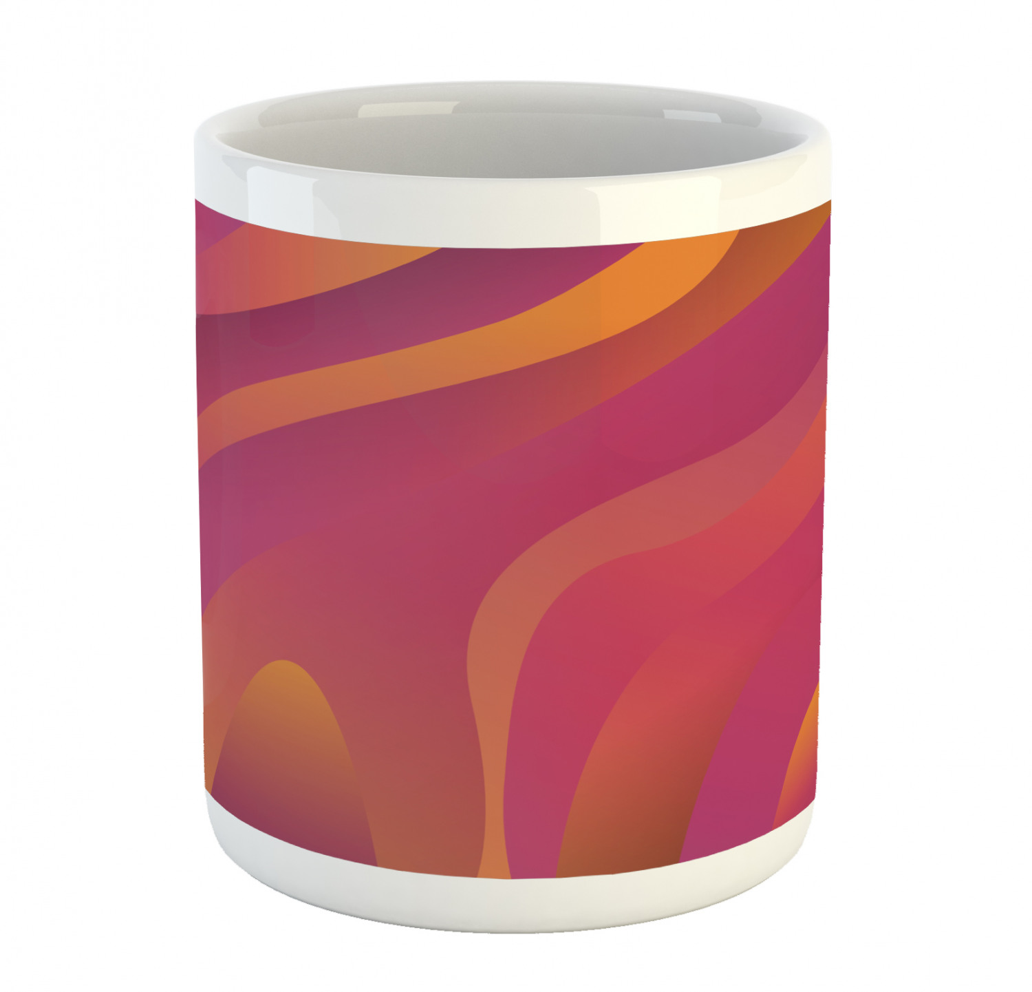 Ambesonne Abstract Surreal Ceramic Coffee Mug Cup for Water Tea Drinks, 11 oz - Picture 77 of 244