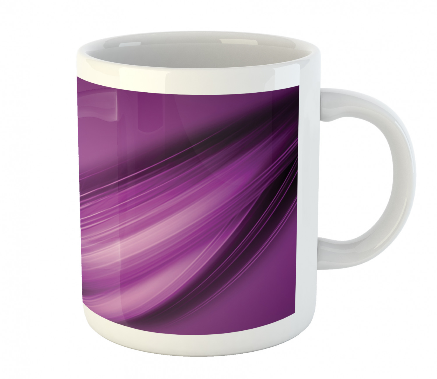 Ambesonne Abstract Surreal Ceramic Coffee Mug Cup for Water Tea Drinks, 11 oz - Picture 202 of 244