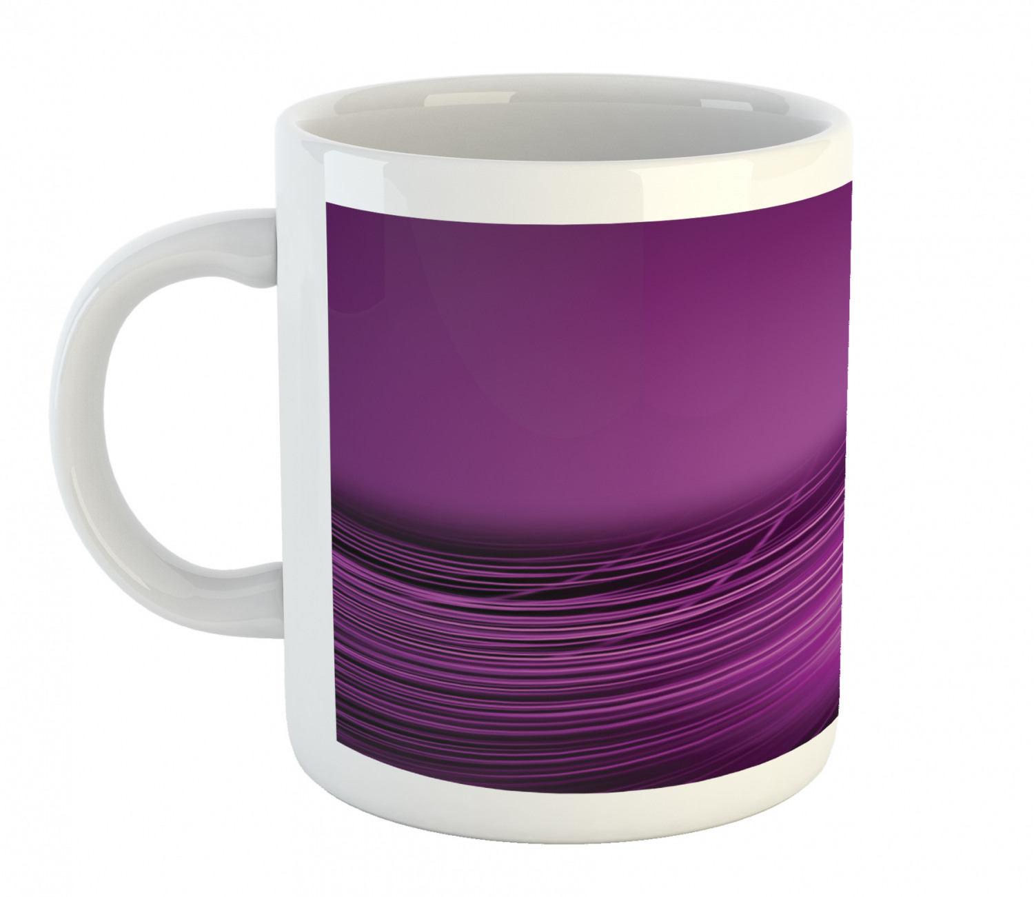 Ambesonne Abstract Surreal Ceramic Coffee Mug Cup for Water Tea Drinks, 11 oz - Picture 203 of 244