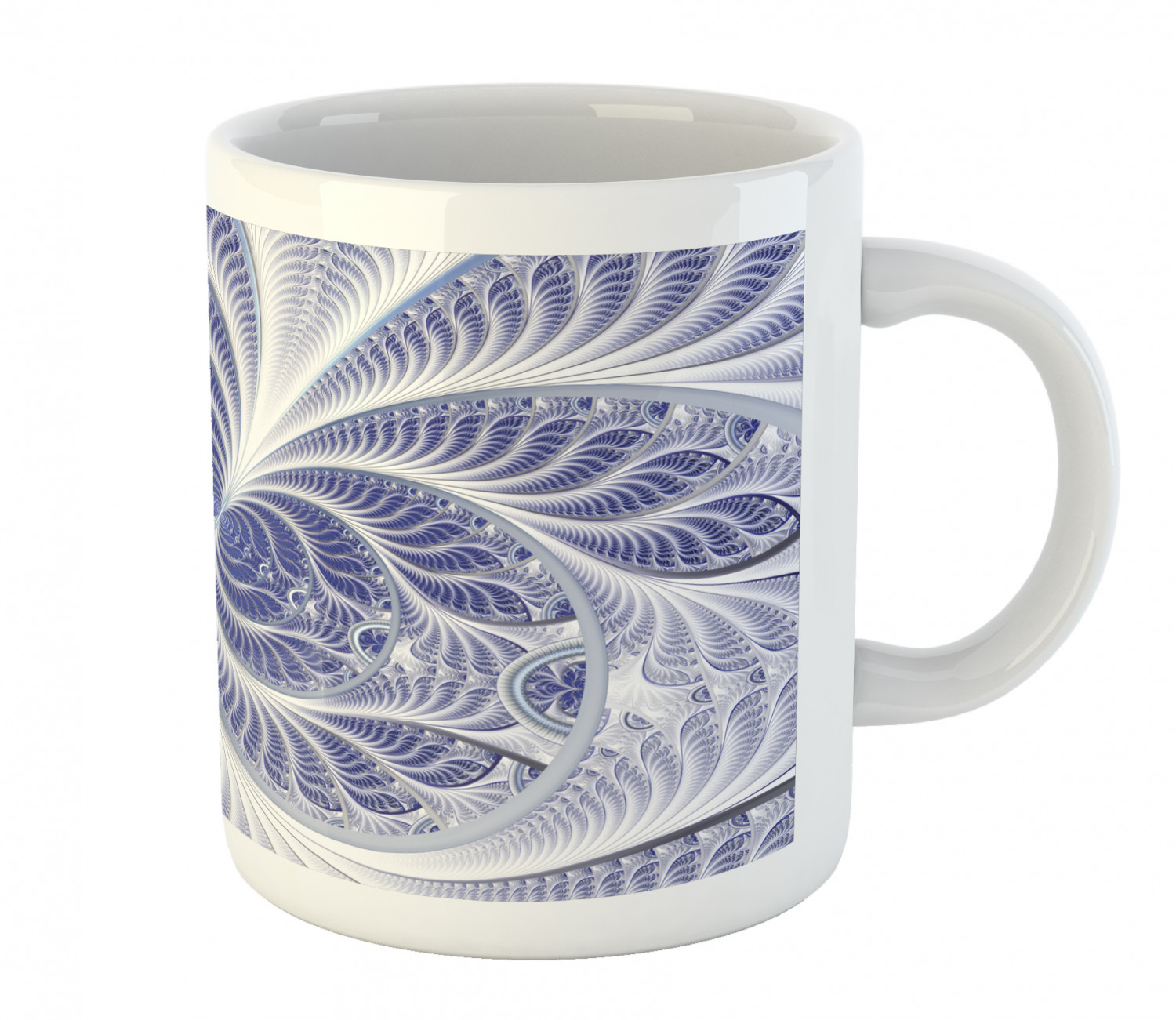 Ambesonne Abstract Surreal Ceramic Coffee Mug Cup for Water Tea Drinks, 11 oz - Picture 82 of 244